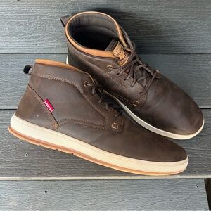 LEVI’S GOSHEN BROWN SNEAKER BOOTS SIZE 11
